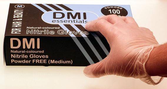 Disposable Nitrile Gloves, 100