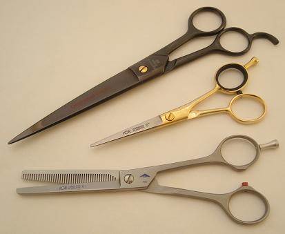 Haircutting & thinning scissors (except Japanese) sharpened and re-serrated