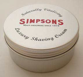 Simpsons Luxury Shaving cream