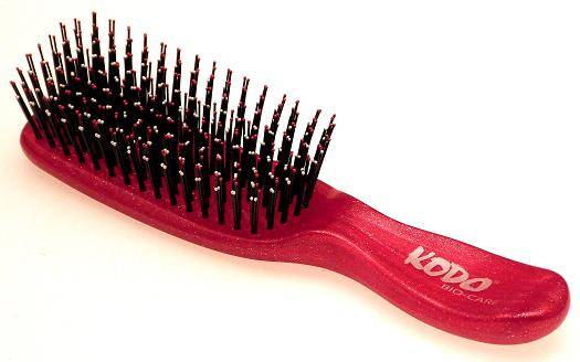 Kodo Bio-care infused hairbrush, small red