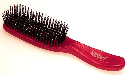 Kodo Bio-care infused hairbrush, large red