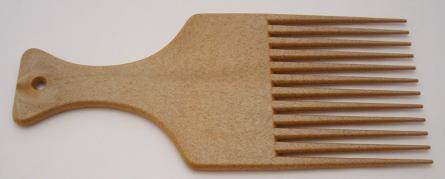 Wood Effect Afro comb