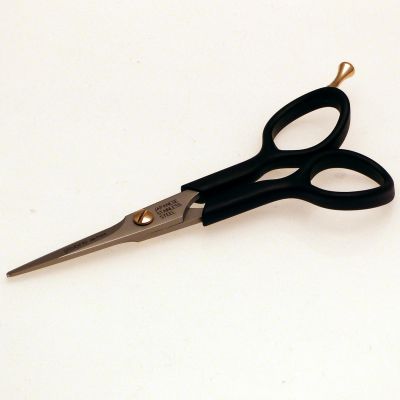 Toe scissors 5", plastic bows