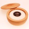 Kent SB5 Light Beechwood Shaving Bowl with soap tablet