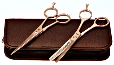 Ama Tech Hairdressing Scissors Set 5.5"
