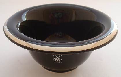 Porcelain Shaving Bowl, black