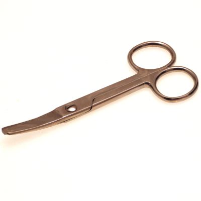 Surgical Dressing scissors 5", curved blades, rounded tips