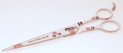 Roseline 88080-W White Rose Dog Grooming scissors