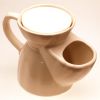 Pottery Shaving Mug, white