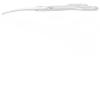 Roseline 86346 ball-tipped curved scissors - 4 1/2"