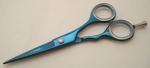 Diamond Blue Titan 5" Haircutting scissors