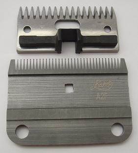 Horse/cattle clipper blade sharpening