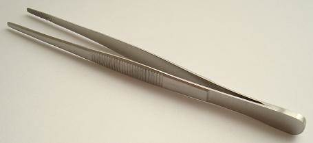 Tweezer forceps - 5"