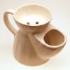 Pottery Shaving Mug, white