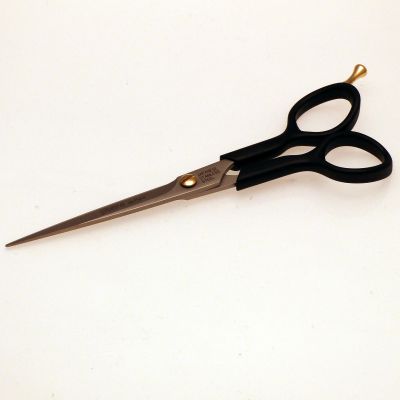 Toe scissors 6 1/2", plastic bows