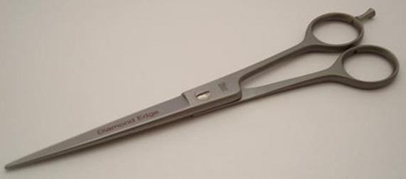 Straight hairdressing scissors