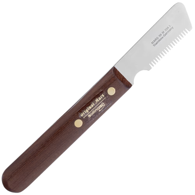 Mars M334L left-handed dog stripping knife