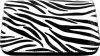 Zip-up scissors case, zebra