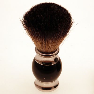 Diamond Edge Thor shaving brush, black handle