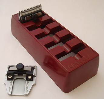 Clipper blade rack