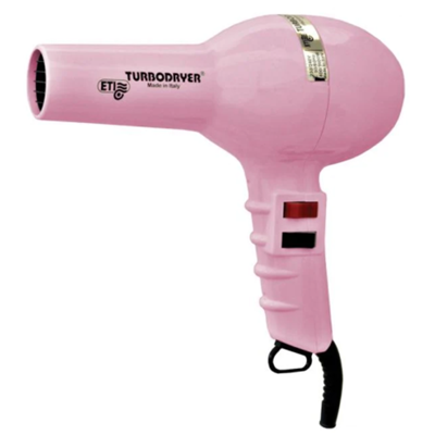 ETI Turbo hairdryer, rosa