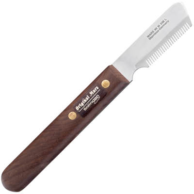 Mars M338L left-handed dog stripping knife