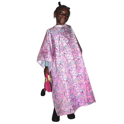Children's Unicorn patterned cutting gown