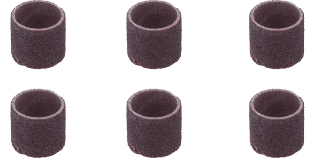 Dremel 432 13 mm 120 grit sanding bands, pack of 6