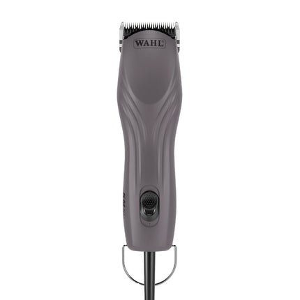 Wahl KM10+ purple professional corded dog grooming clipper with No. 10 Prime Series blade