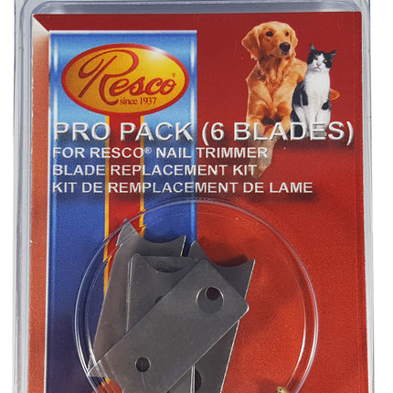 Resco replacement nail clipper blades, six-pack, PF0440