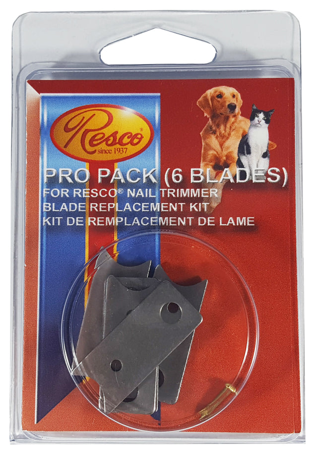 Resco replacement nail clipper blades, six-pack, PF0440