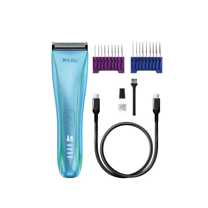 Wahl Motiva2 Blue Ivy clipper kit 3028115 with guide combs and accessories